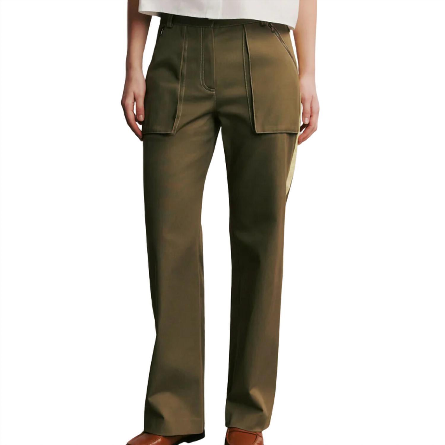 New Twp Women's Isa Pant In Dark Olive